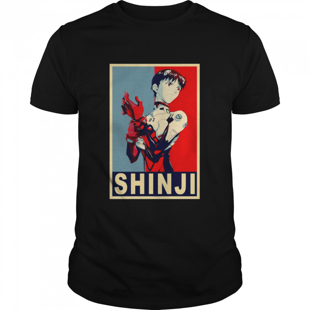 Graphic Neon Genesis Evangelion Shinji Ikari shirt