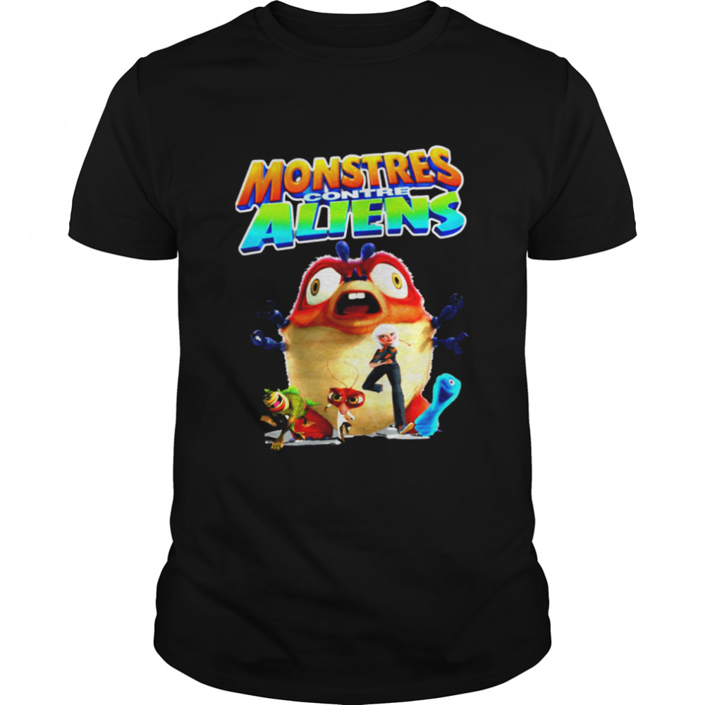 Monsters Vs Aliens Characters shirt