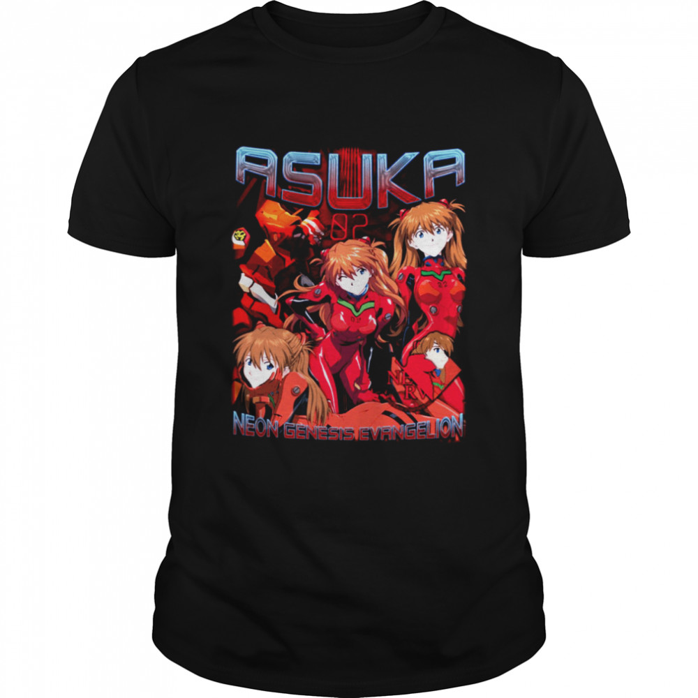 Neon Genesis Evangelion Asuka Langley Soryu Eva 01 Unit 01 shirt