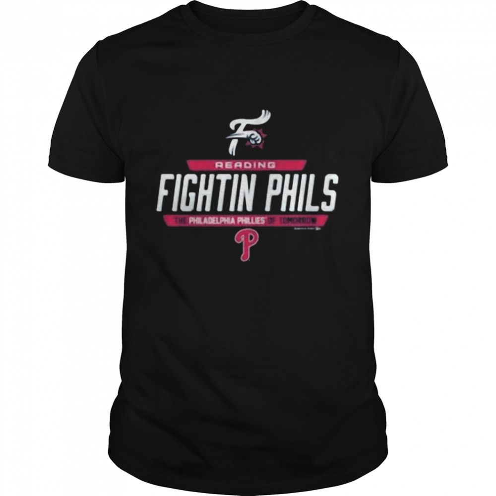 Reading Fightin Phils Fightins Navy Affiliate Phillies Shirt