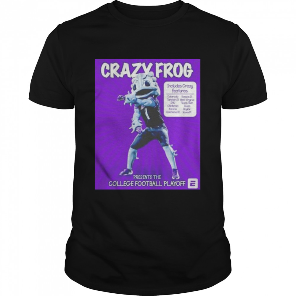 TCU Horned Frogs Crazy Frog College Football Playoff Shirt