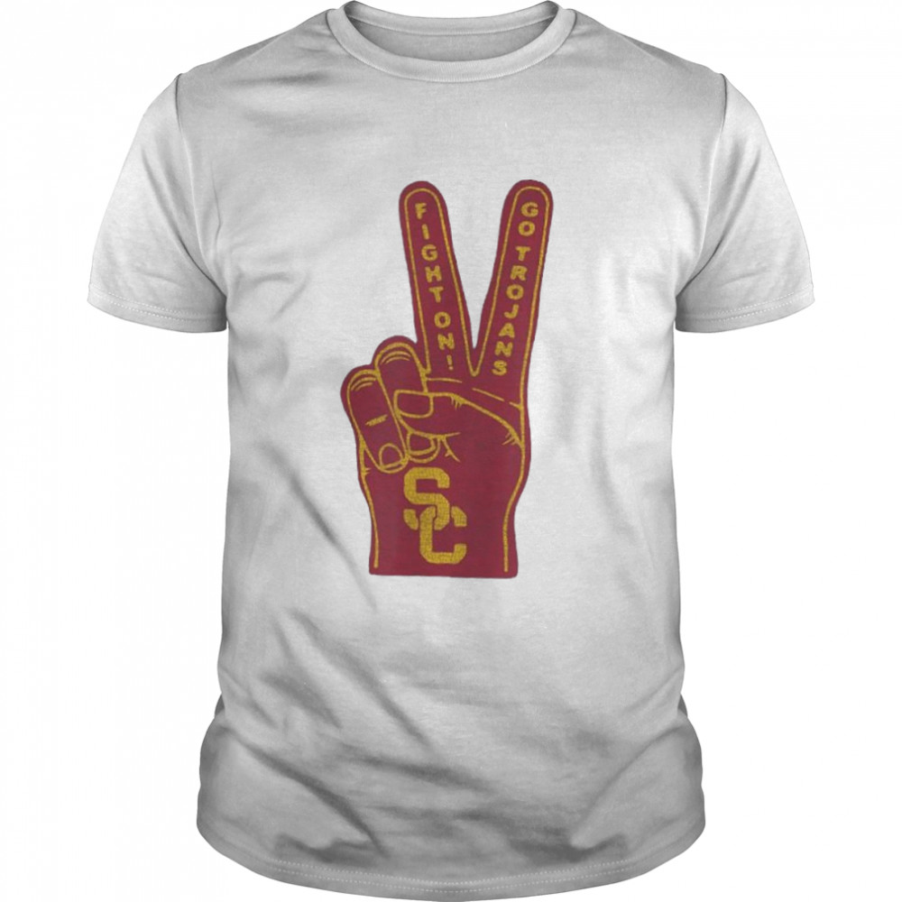 USC Trojans Vintage Fight On Logo Shirt