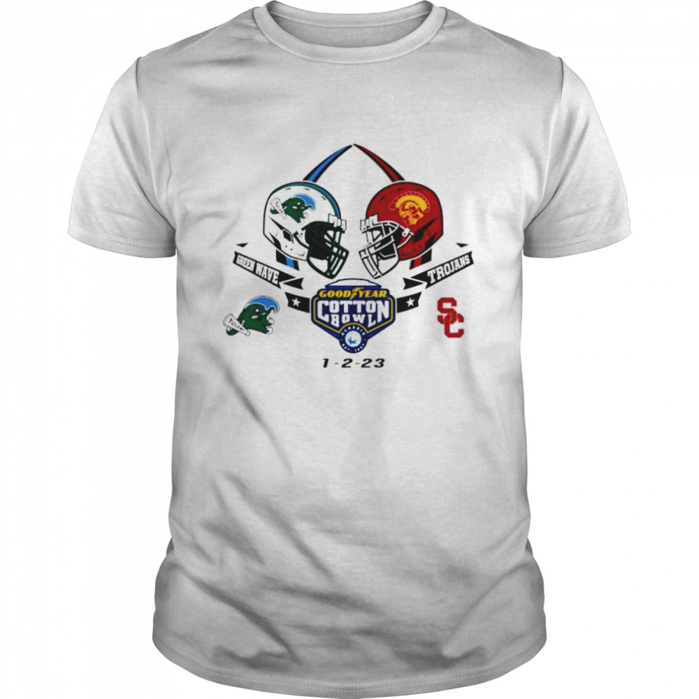 2023 Cotton Bowl USC Trojans vs Tulane Green Wave Shirt