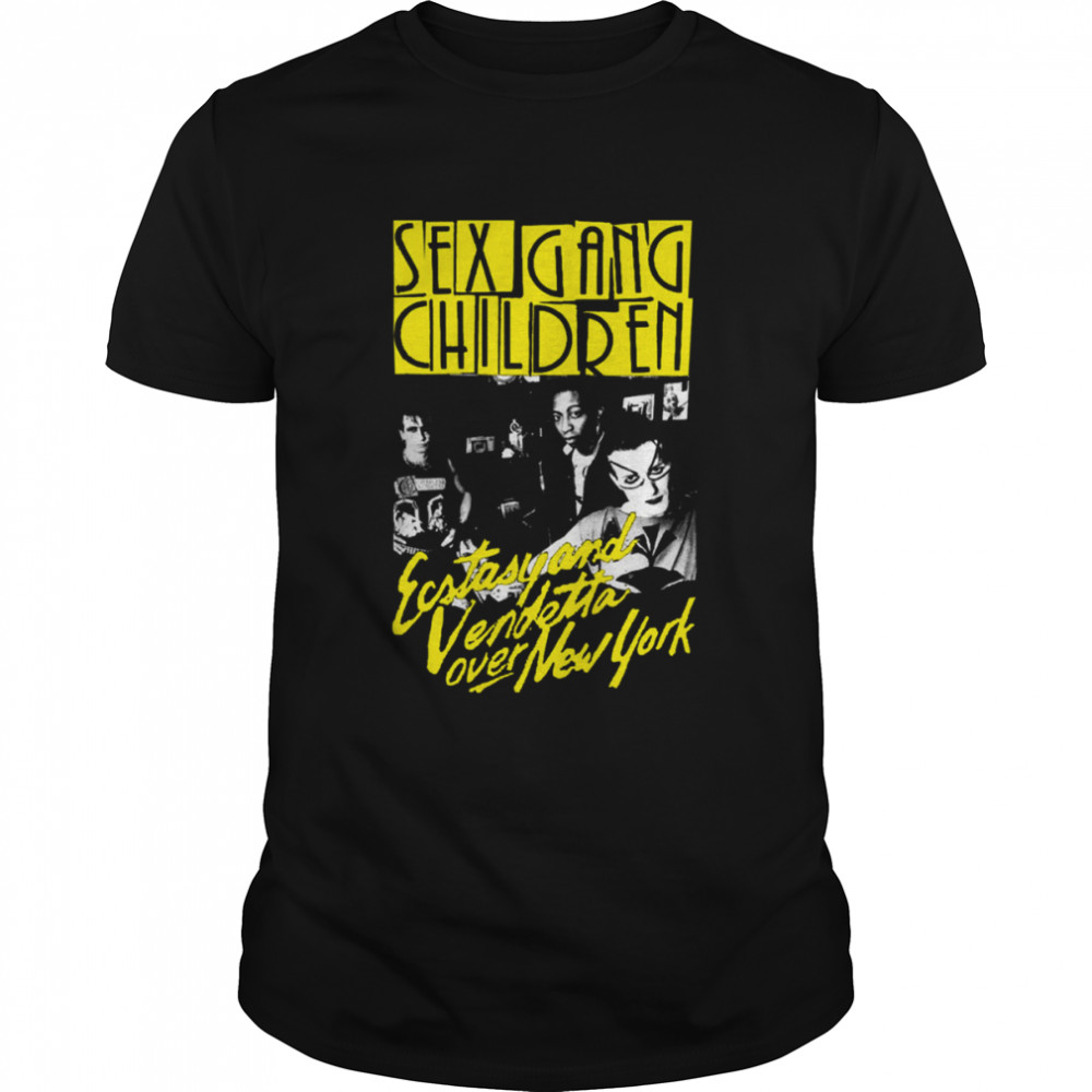 80s Post Punk Goth Sex Gang Children Rock Band shirt