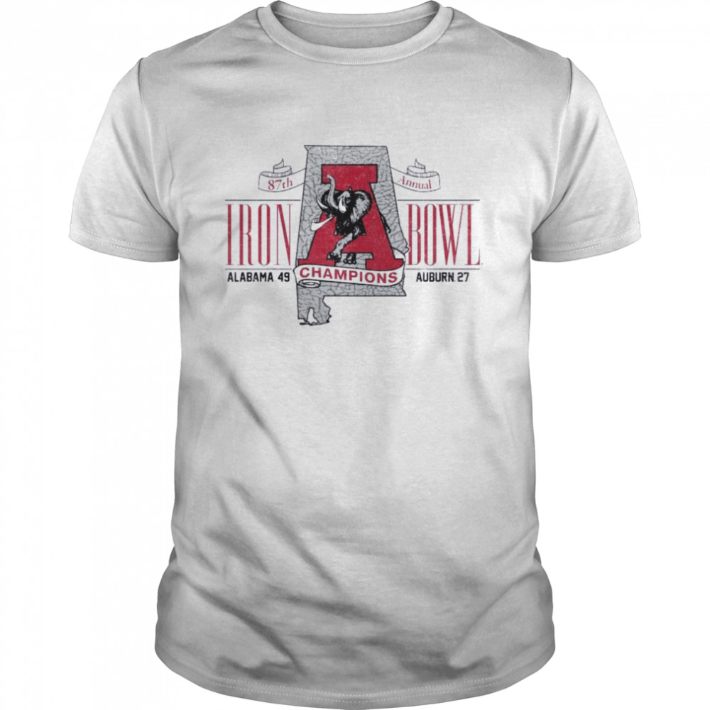 Alabama Crimson Tide 87th Annual Iron Bowl Champions Shirt