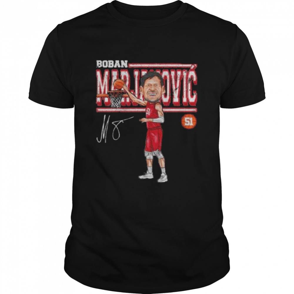 boban Marjanovic Houston Rockets basketball cartoon shirt