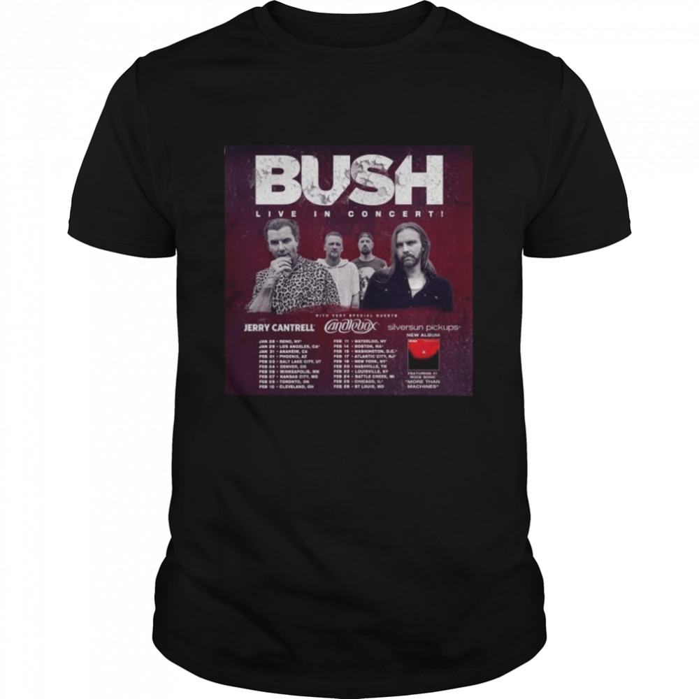 Bush Jerry Cantrell Candlebox and Silversun Pickups Tour Shirt