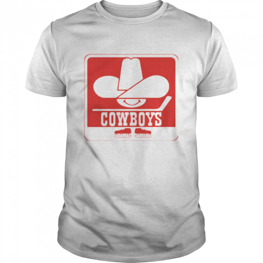 calgary Cowboys red logo shirt