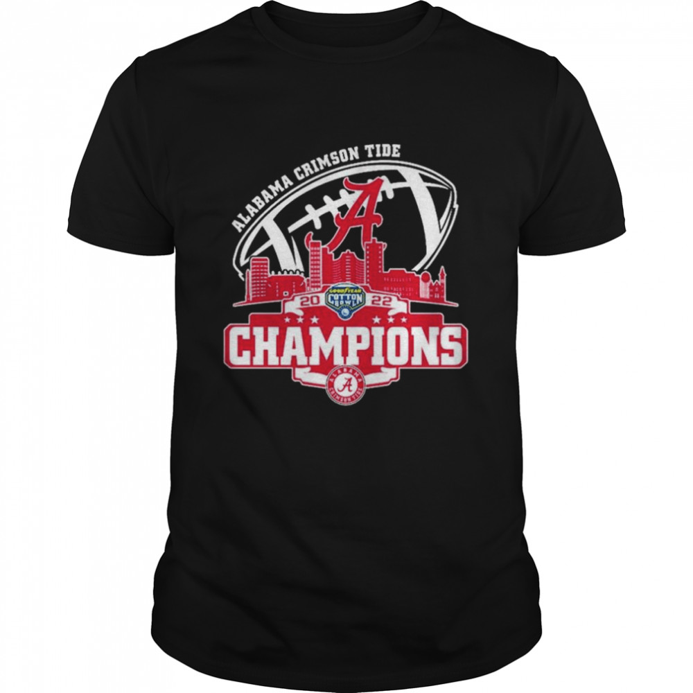 Champion Alabama Crimson Tide Logo Cotton Bowl City 2022 Shirt