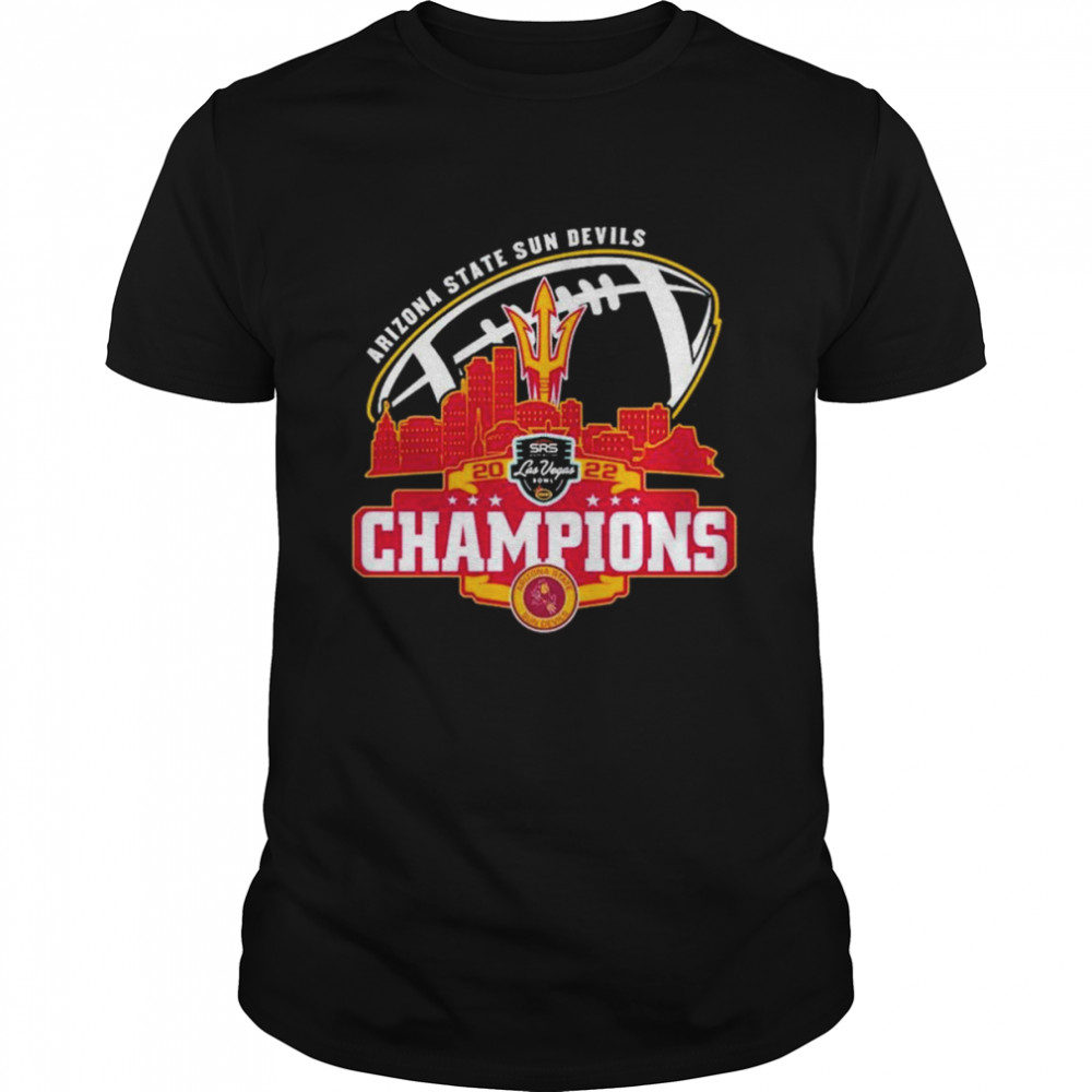 Champion Arizona State Sun Devils Logo Las Vegas City 2022 Shirt