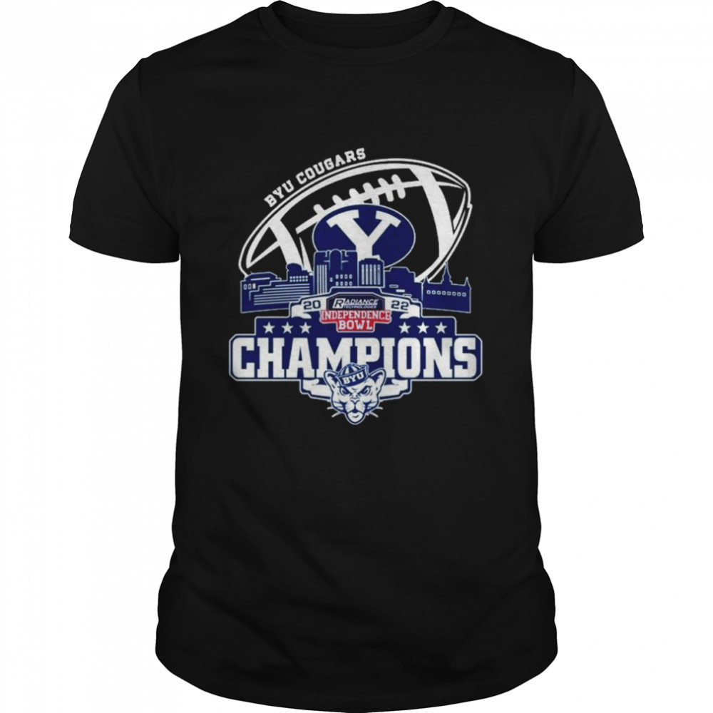 Champion Byu Cougars Logo Independence Bowl City 2022 Shirt