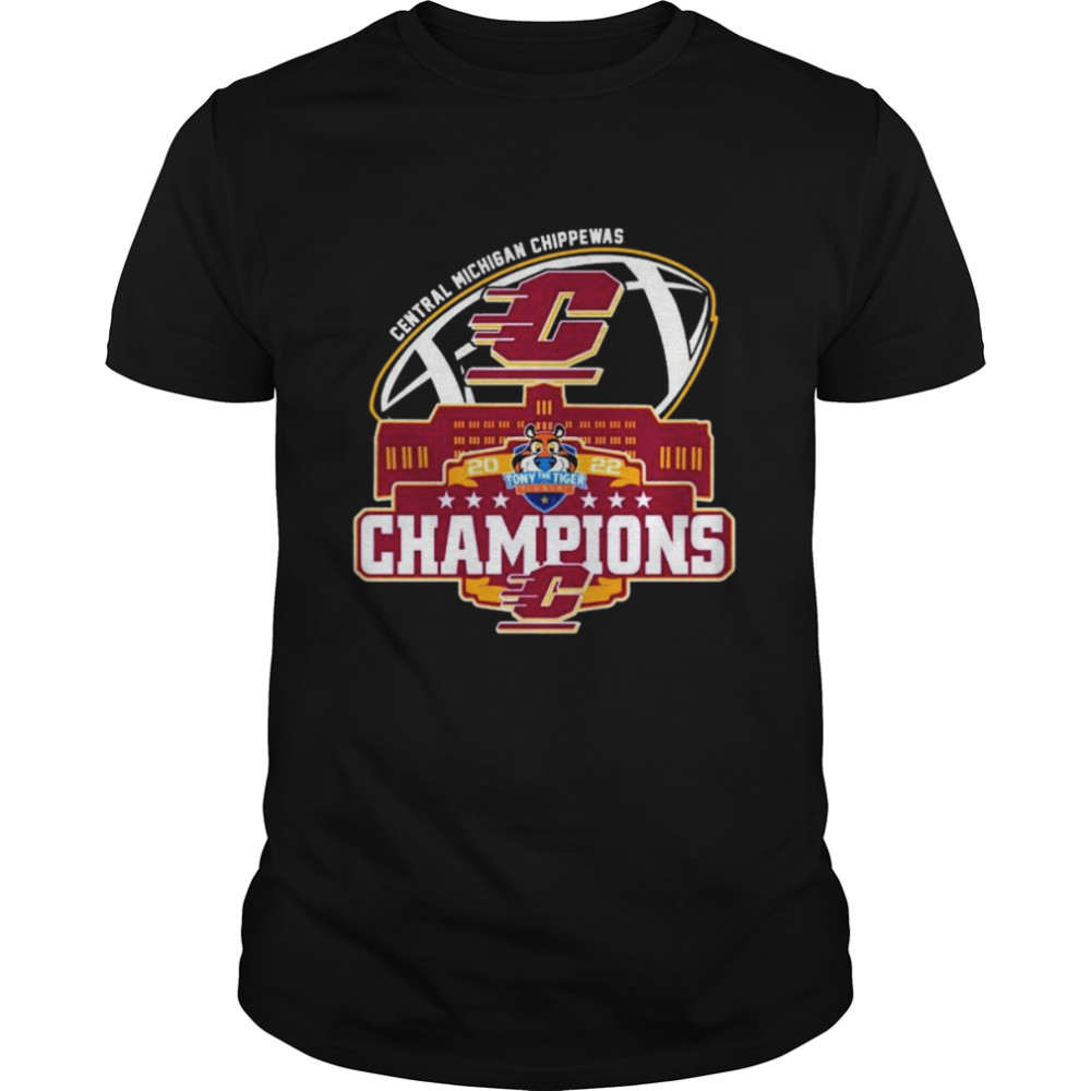 Champion Central Michigan Chippewas Logo Tony The Tiger City 2022 Shirt