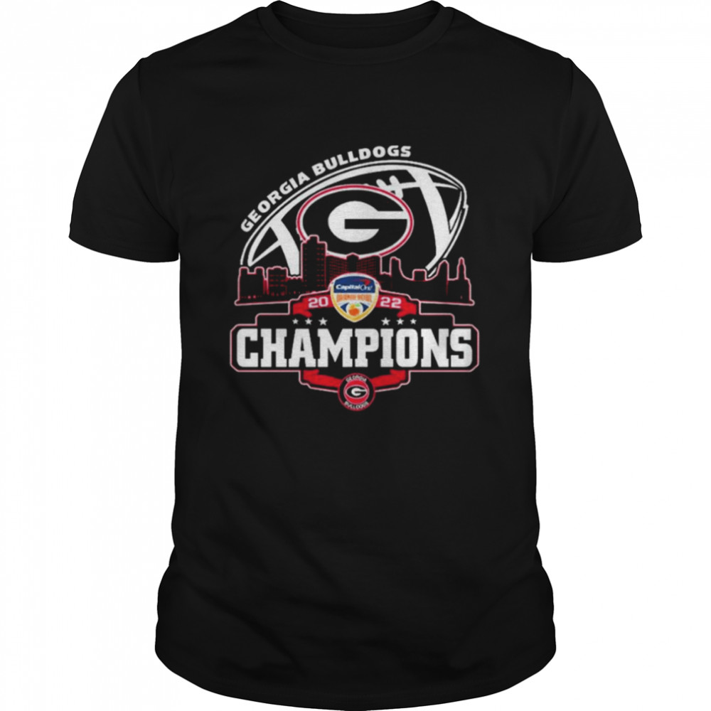 Champion Georgia Bulldogs Logo Drance Bowl City 2022 Shirt