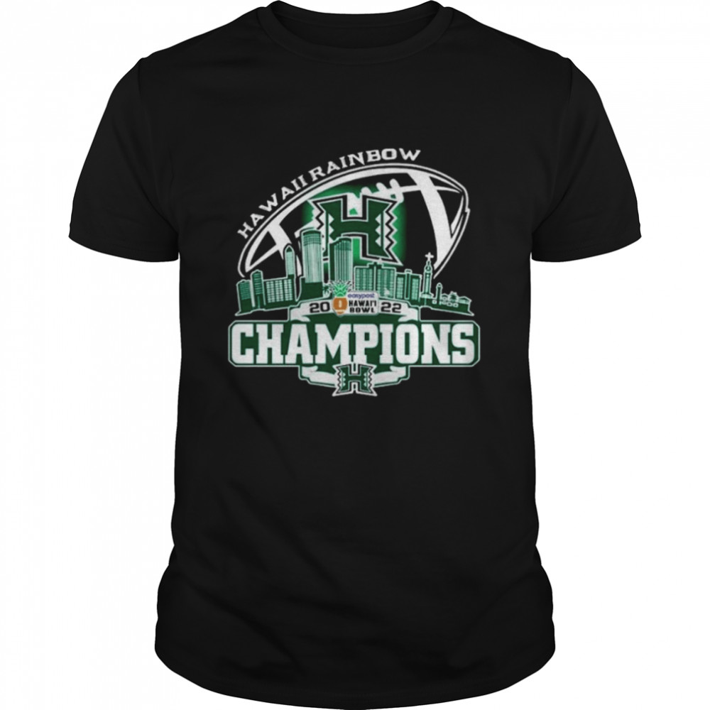 Champion Hawaii Rainbow Logo Howl’s Bowl City 2022 Shirt