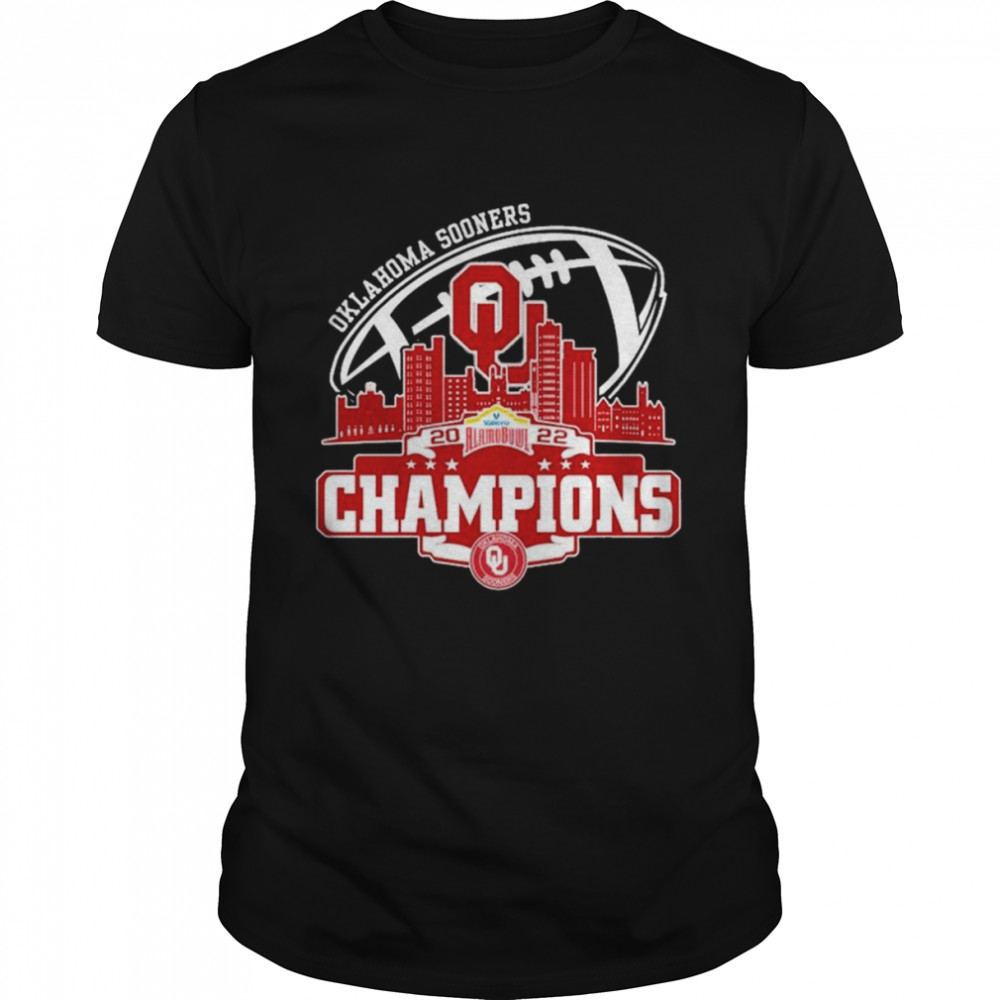 Champion Oklahoma Sooners Logo Alamobowl City 2022 Shirt