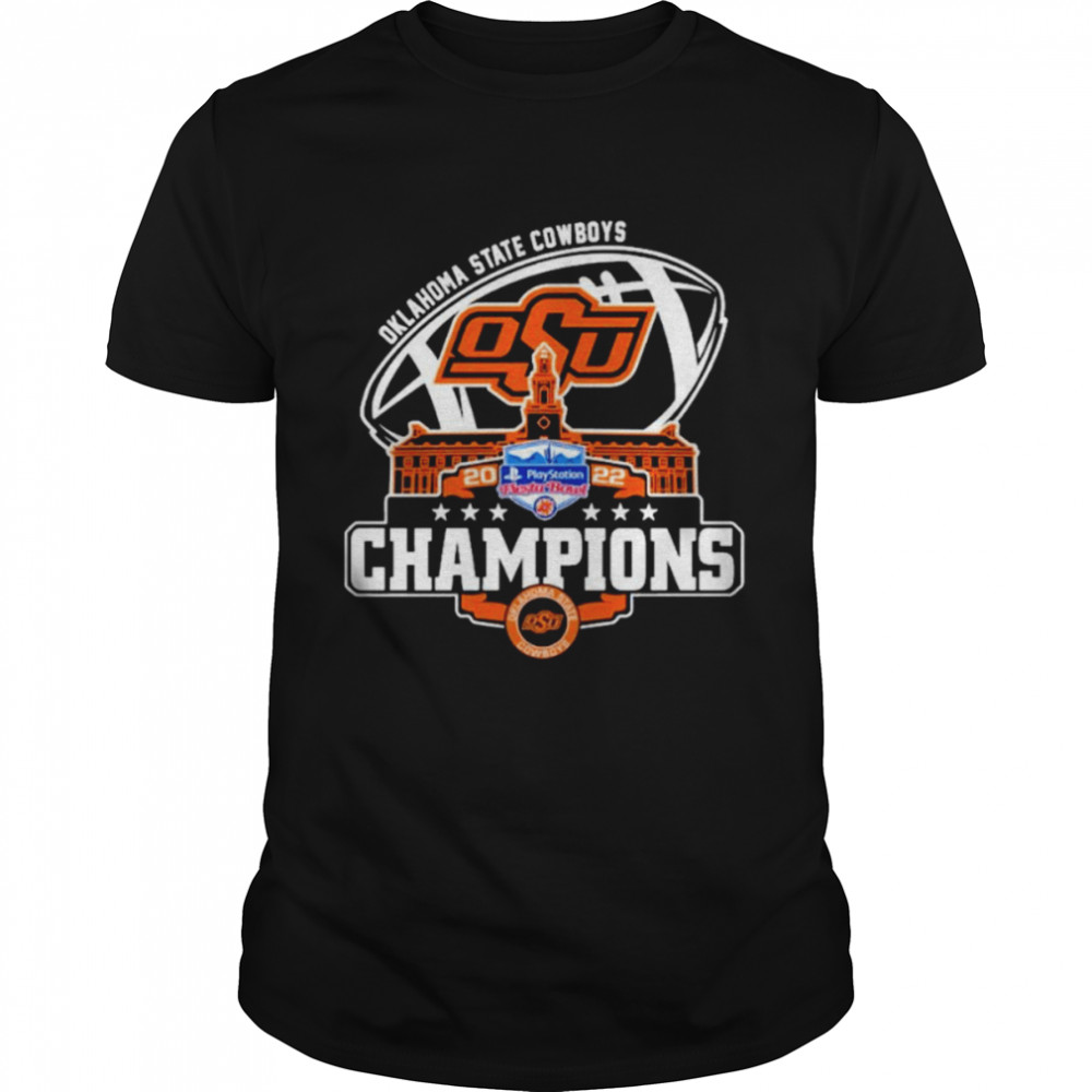 Champion Oklahoma State Cowboys Logo Playstation City 2022 Shirt