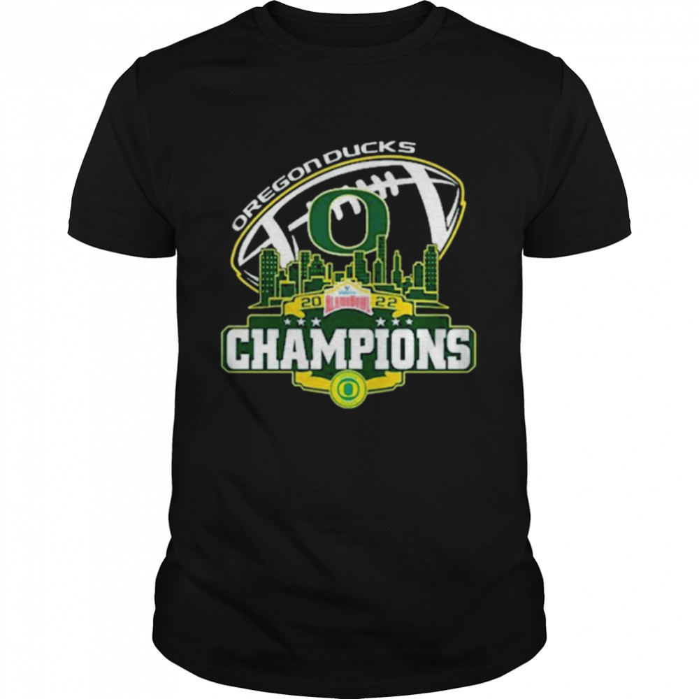 Champion Oregonducks Logo Alamo Bowl City 2022 Shirt