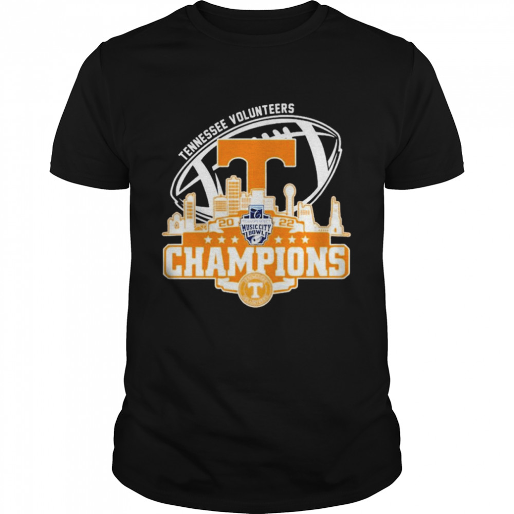 Champion Tennessee Volunteers Logo Music City Bowl City 2022 Shirt