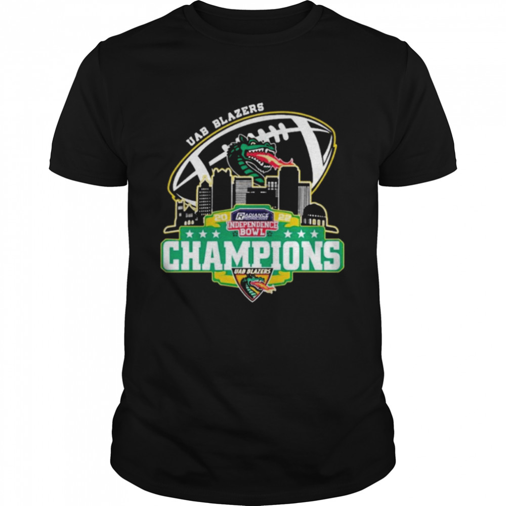 Champion Uab Blazers Logo Independence Bowl City 2022 Shirt