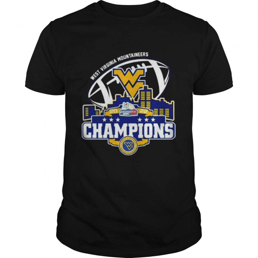 Champion West Virginia Mountaineers Guaranteed Rate Bowl City 2022 Shirt