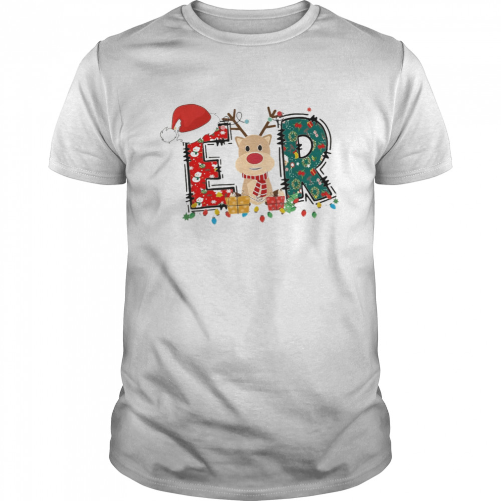 Christmas ER Nurse Shirt, Emergency Department Xmas Shirt