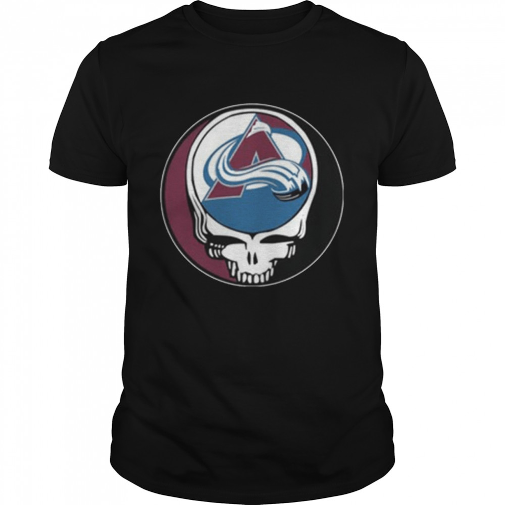 Colorado Avalanche Grateful Dead Steal Your Face Hockey NHL Shirt