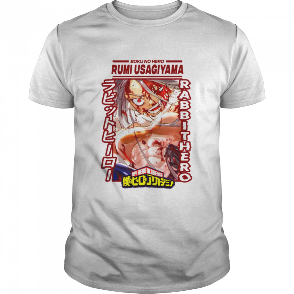 Creepy Rumi Usagiyama My Hero Academia Rabbit Hero Sexy Mirko Artwork shirt