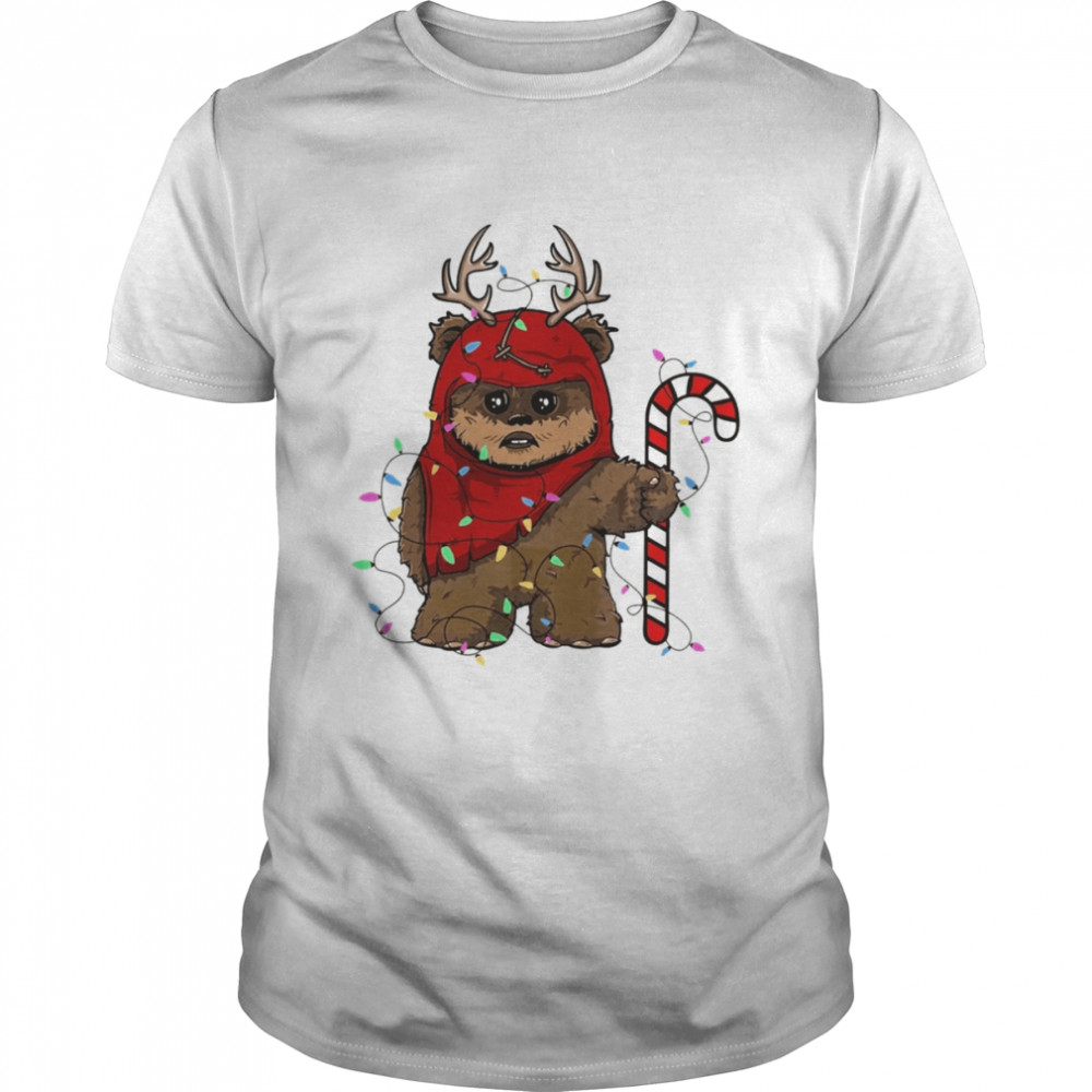 Ewoks Custom Reindeer Christmas Light T-shirt