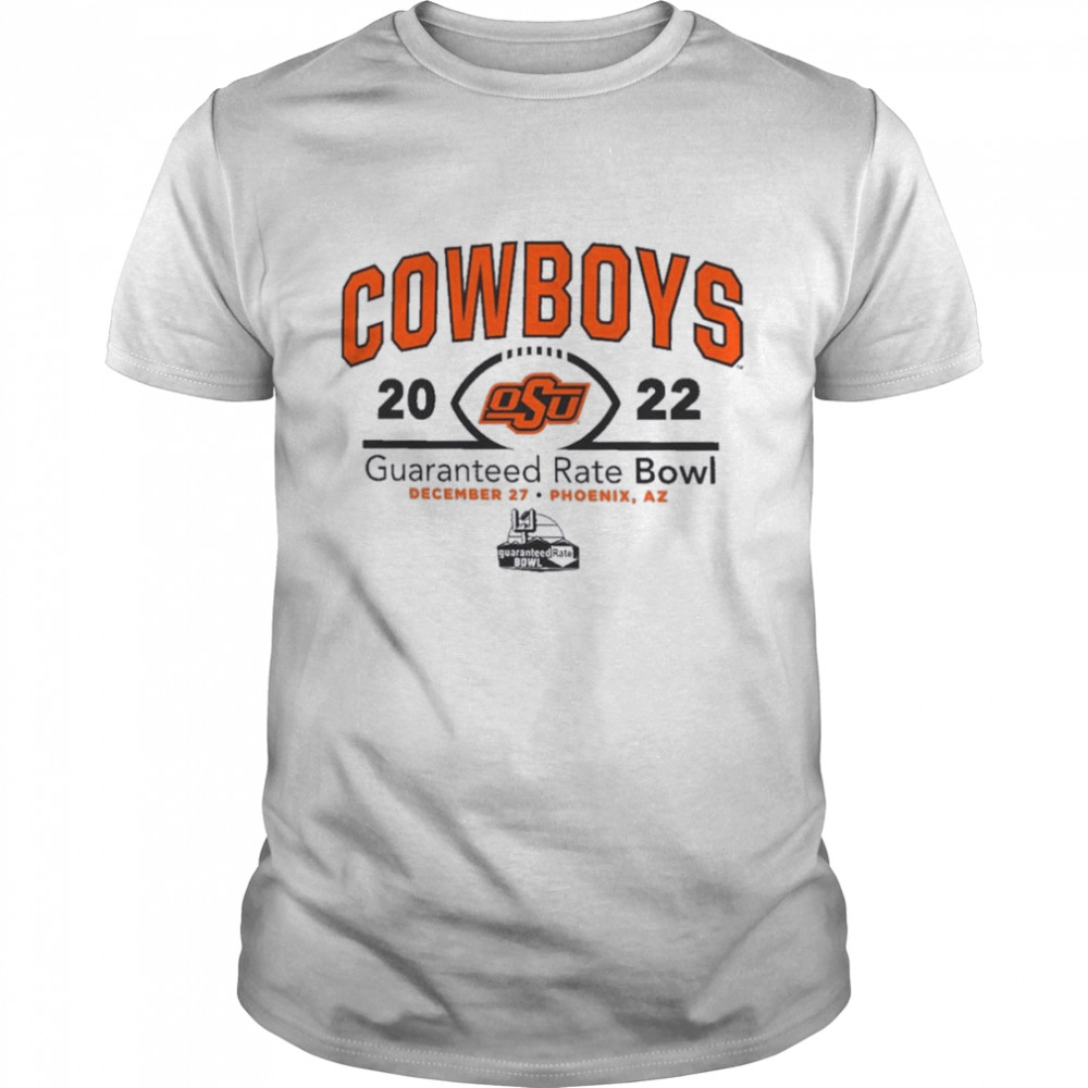 Guaranteed Rate Bowl 2022 Oklahoma State Cowboys Logo Shirt