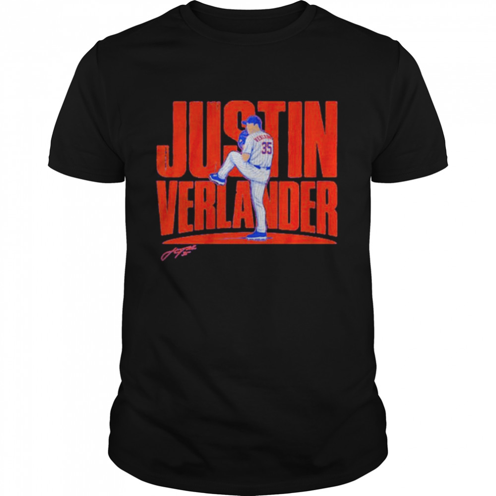 justin Verlander New York Mets baseball pitcher shirt