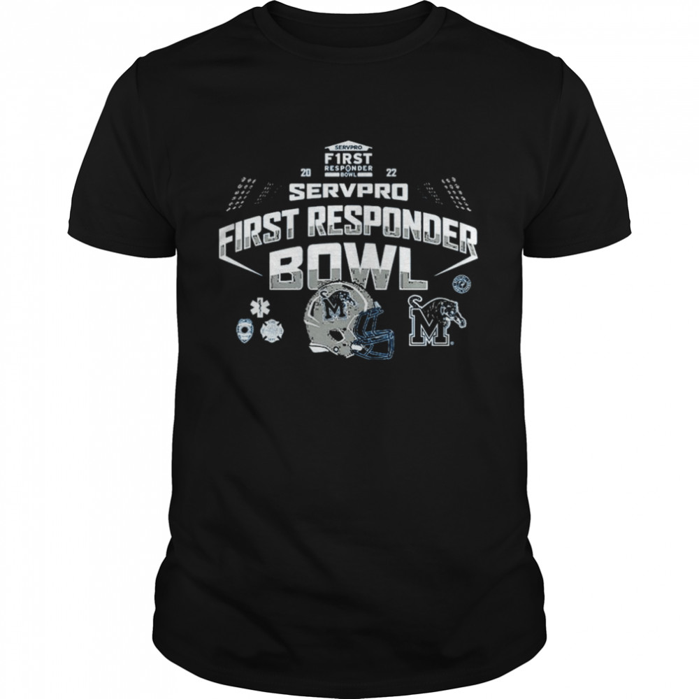 Memphis Tigers 2022 Servpro First Responder Bowl Shirt