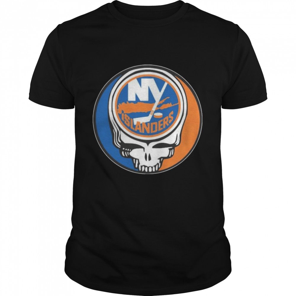 New York Islanders Grateful Dead Steal Your Face Hockey NHL Shirt