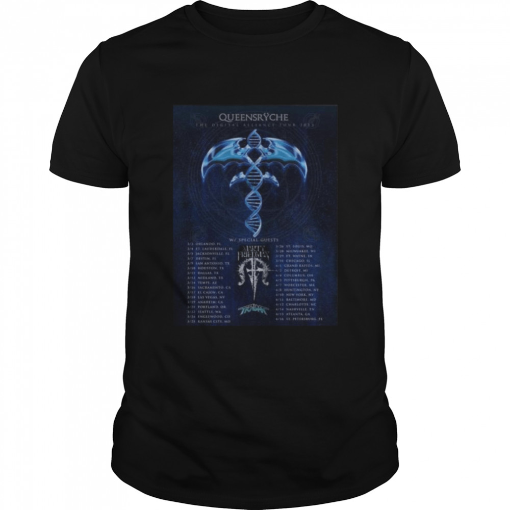 Queensryche Recruit Marty Friedman And Trauma For Spring Tour 2023 Shirt