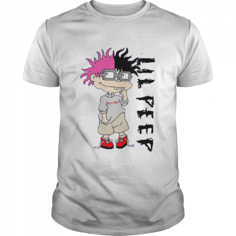 Smurf Rugrats Lil Peep Hellboy shirt