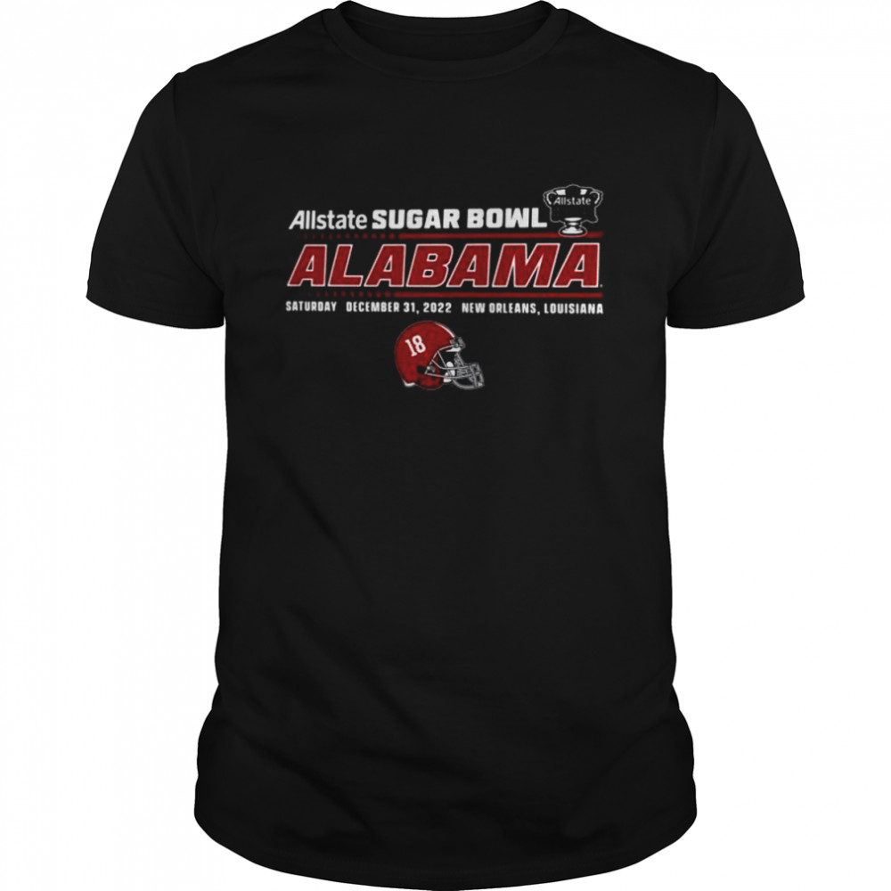 Sugar Bowl 2022 Alabama Team Helmet Unisex shirt