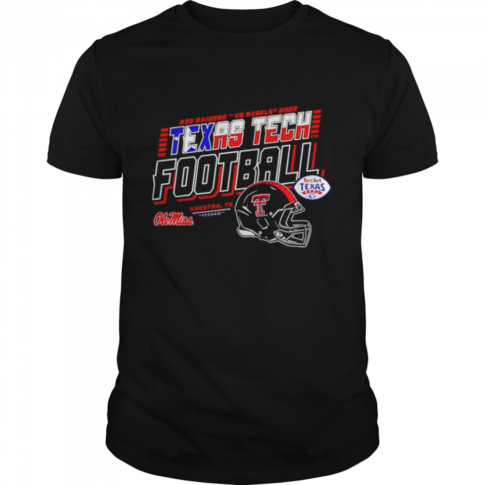 Texas Tech football Red Raiders vs Rebells 2022 Texas bowl shirt