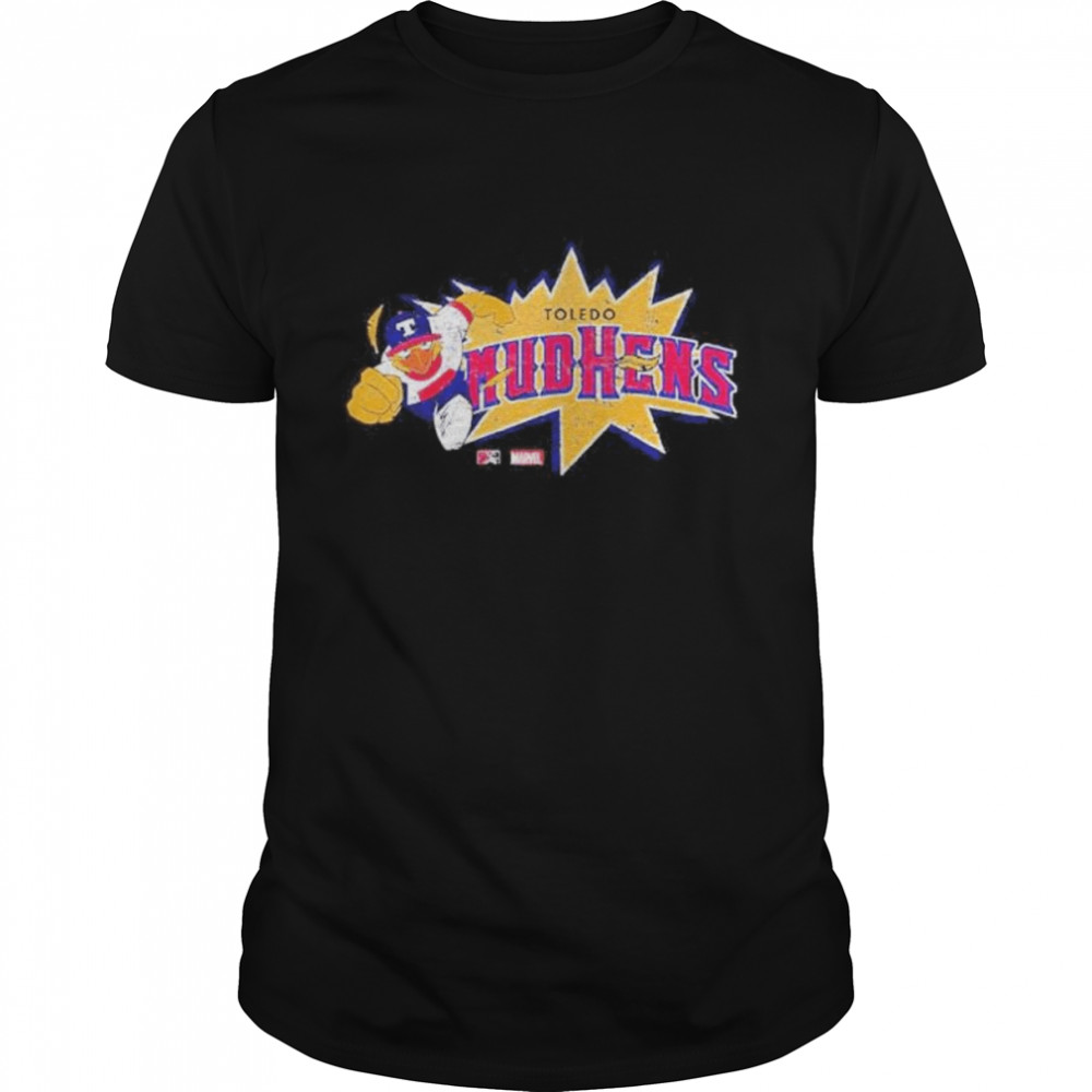 Toledo Mud Hens Marvel’s Defenders Of The Diamond Youth Burst shirt