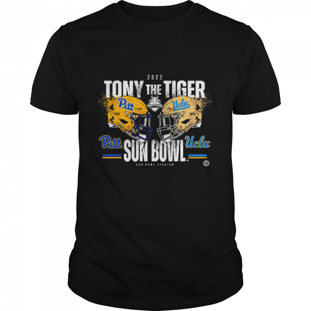 Ucla Bruins Vs Pittsburgh Panthers Tony The Tiger Sun Bowl 2022 Match-up Shirt