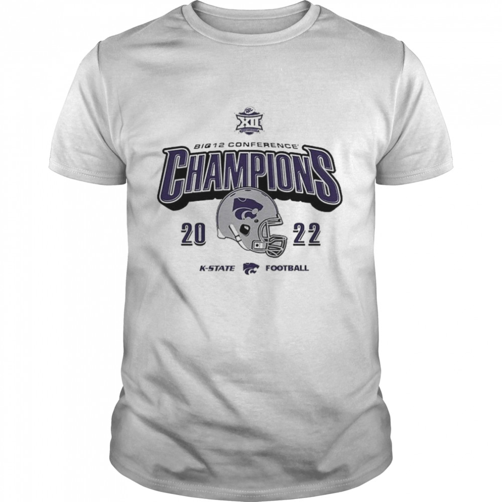 Vintage Helmet K-State Wildcats 2022 Big 12 Football Champions Shirt