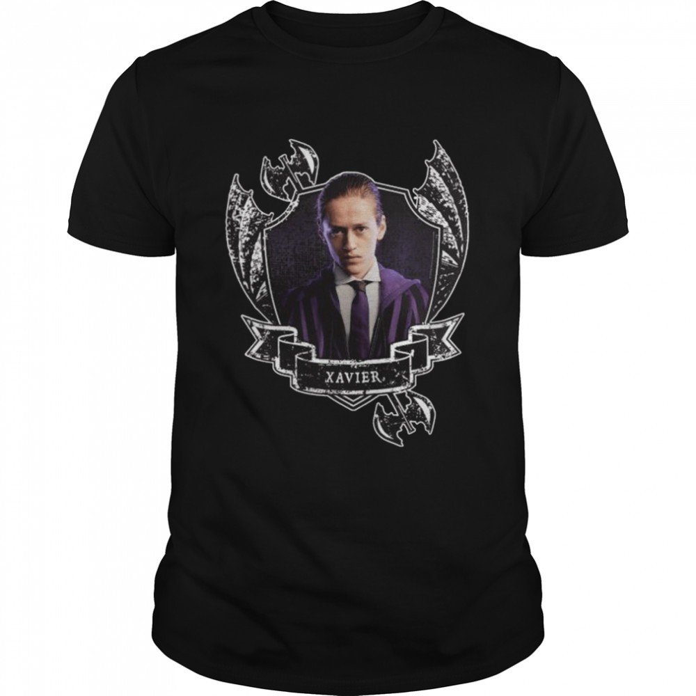 Wednesday Nevermore Frame Xavier Shirt