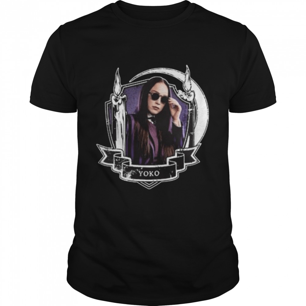 Wednesday Nevermore Frame Yoko Shirt