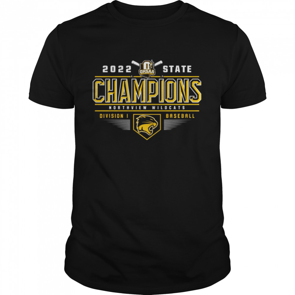 2022 OHSAA State Champions Northview Wildcats Division I Baseball Shirt