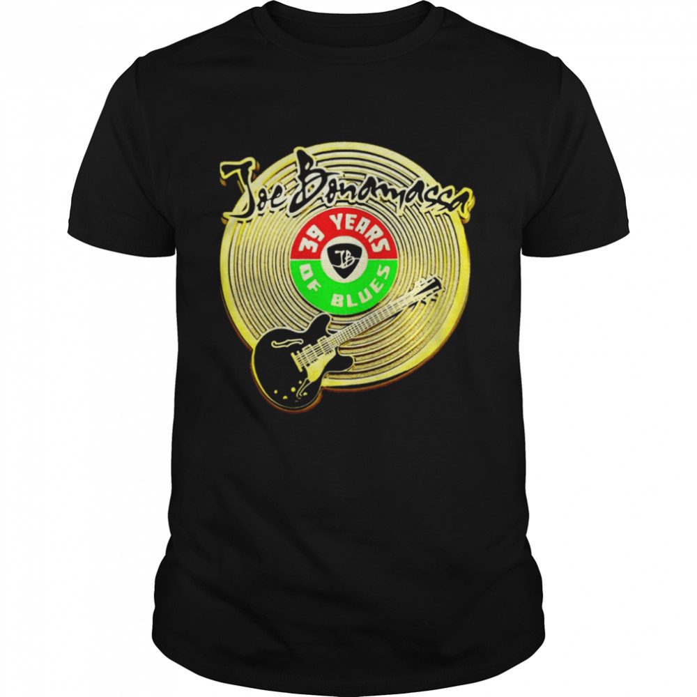 Art Joe Bonamassa 39 Years Of Blues shirt