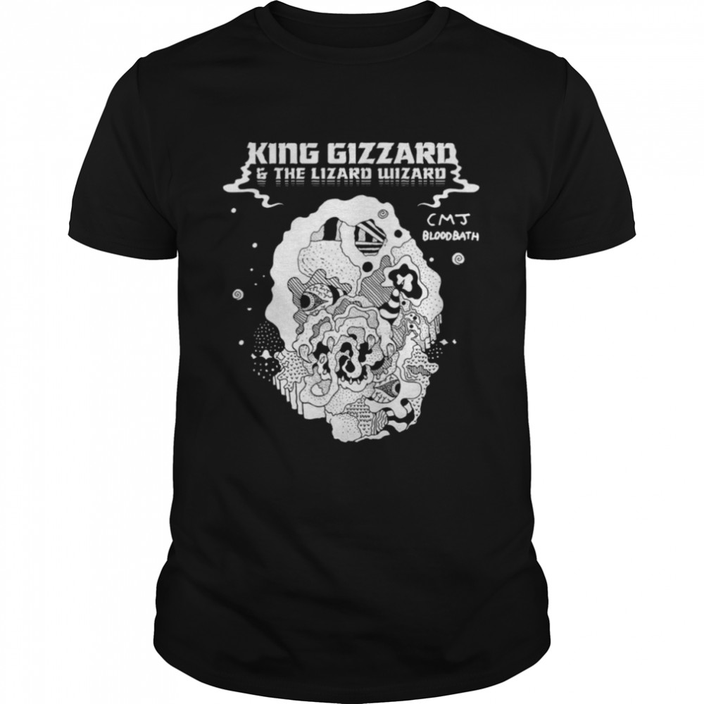 Black And White Artwork King Gizzard And Lizard Wizard shirt