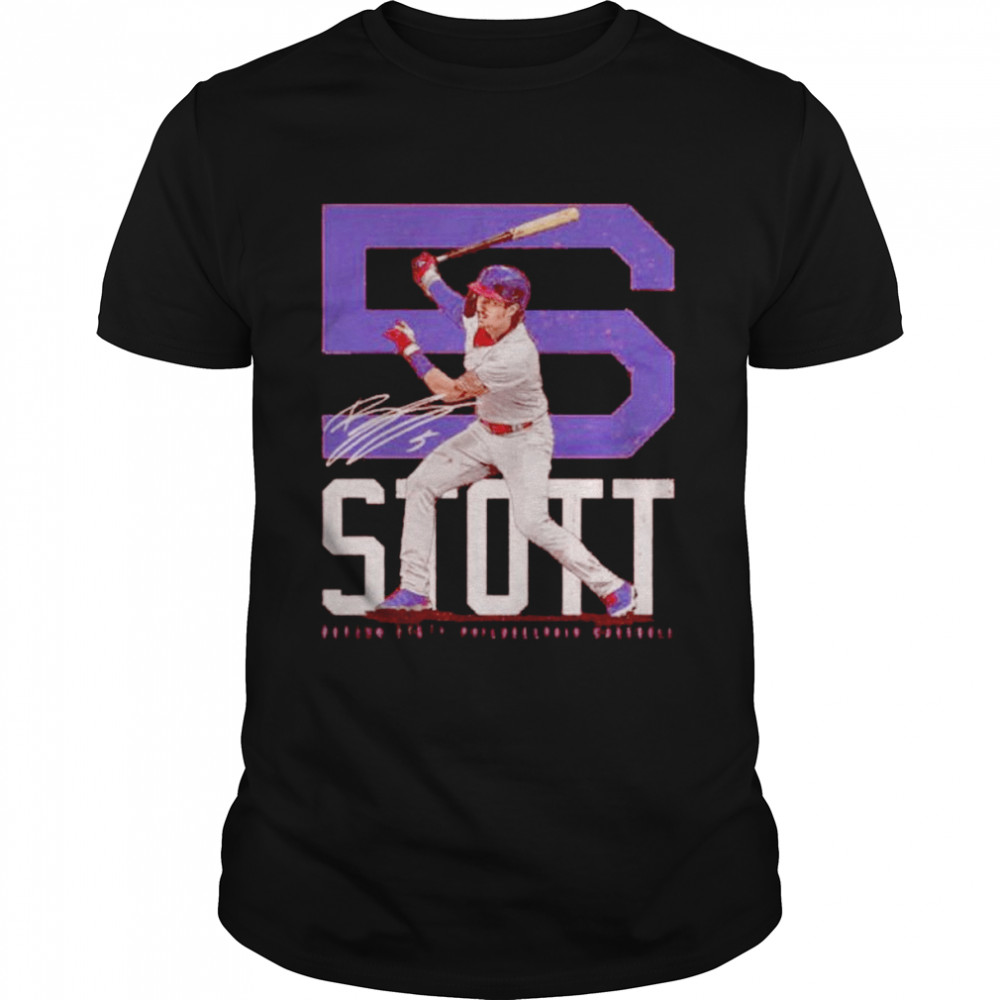 bryson Stott Philadelphia baseball bold number shirt