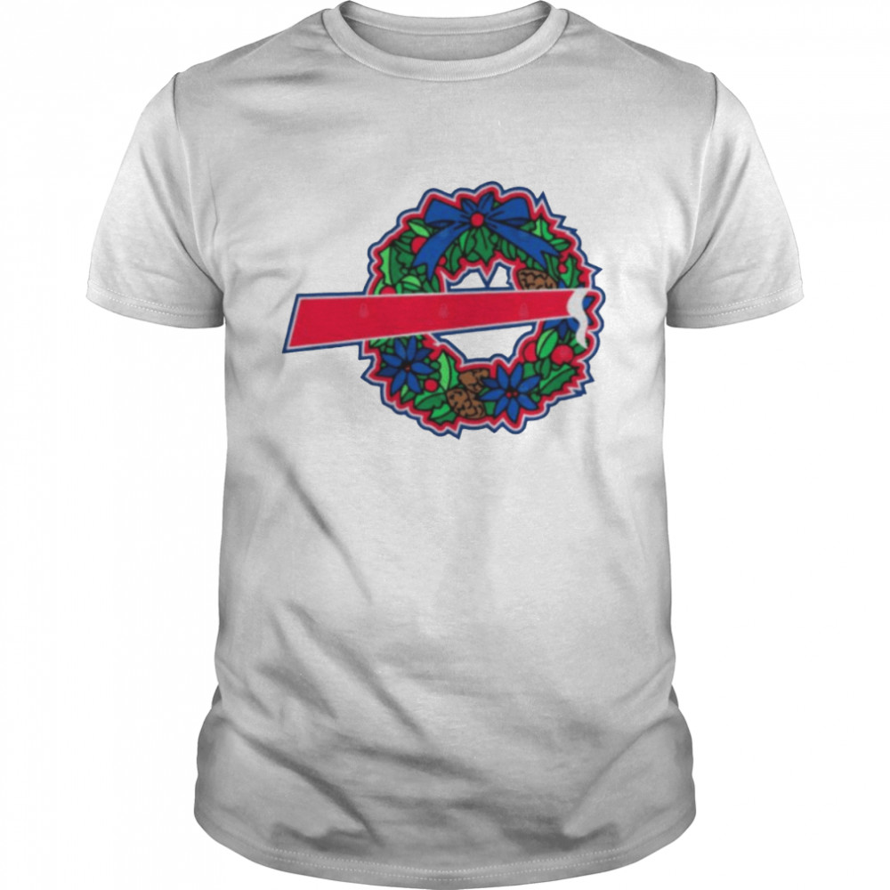 buffalo Bills Christmas wreath shirt