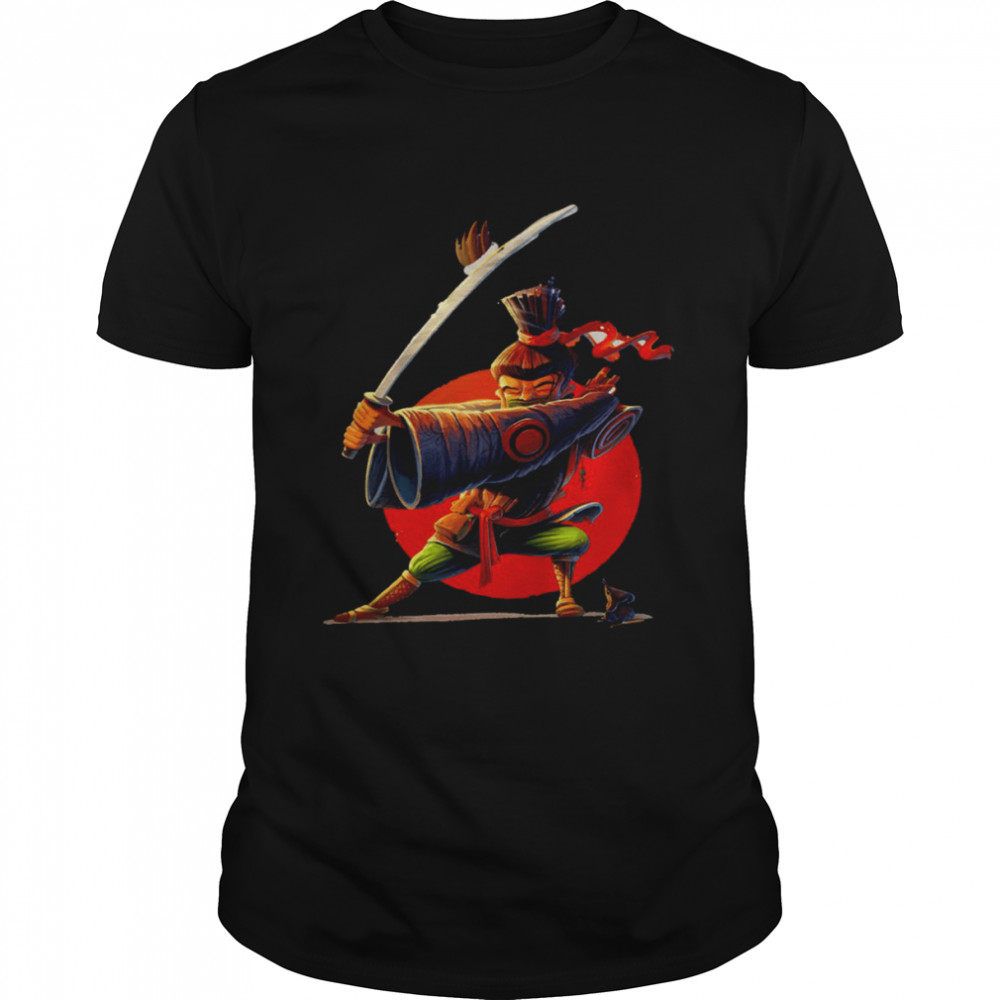 Colored Design Samurai Jack Cartoon shirt