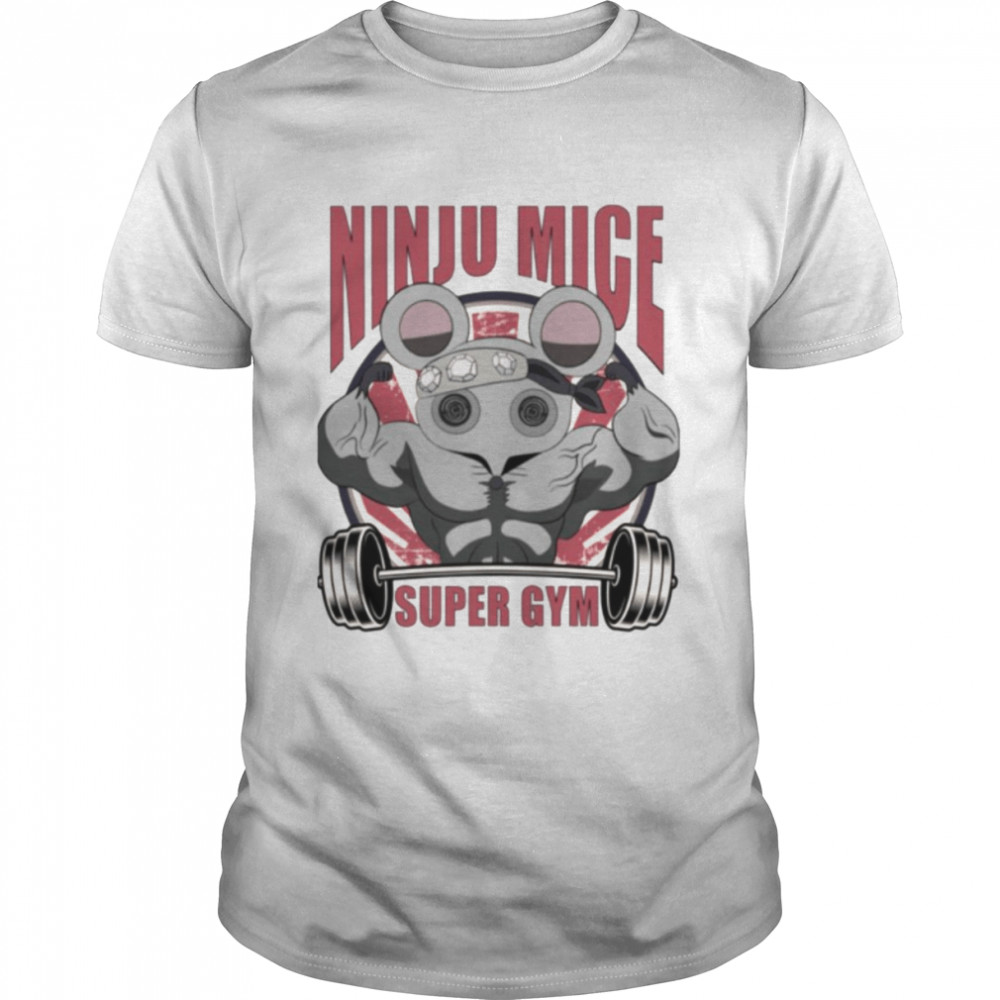 Demon Slayer Tengen Ninju Muscle Mouse Super Gym Kimetsu No Yaiba Shino Buff Mice shirt