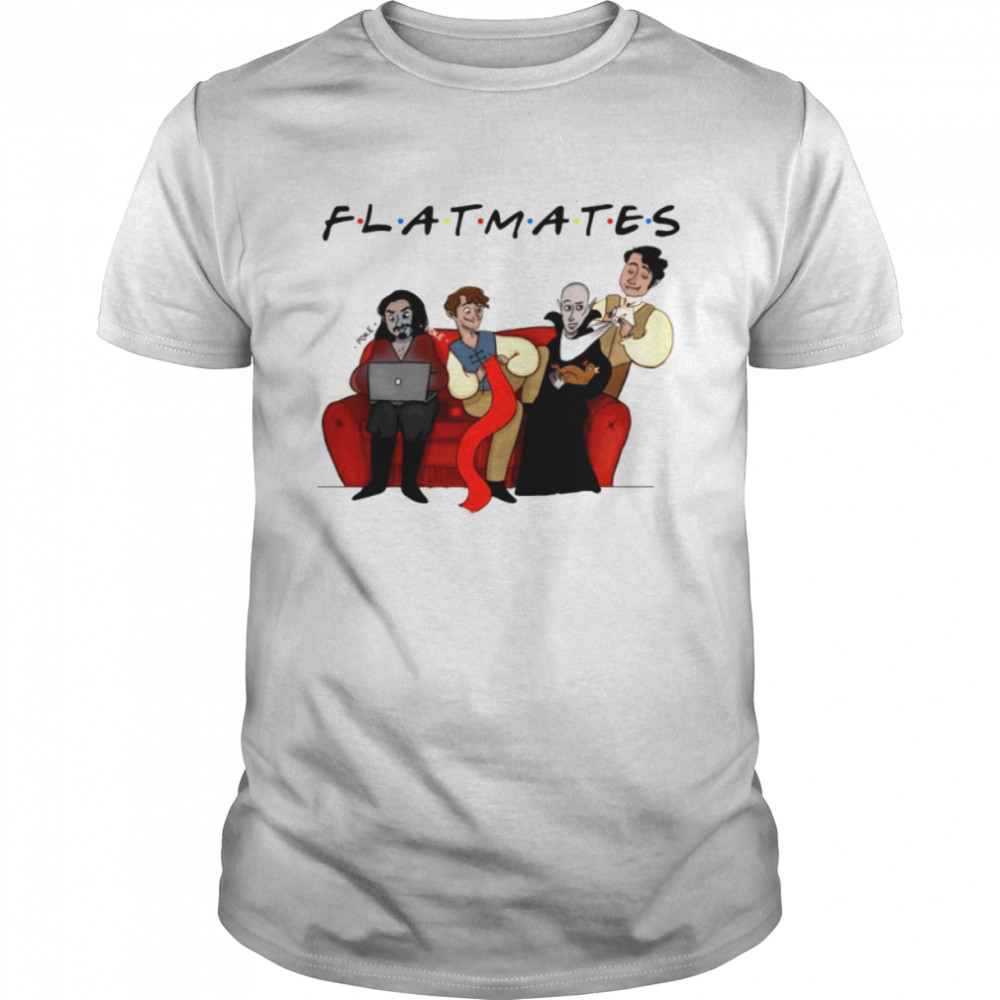 Friends Font What We Do In The Shadows Flatmates shirt