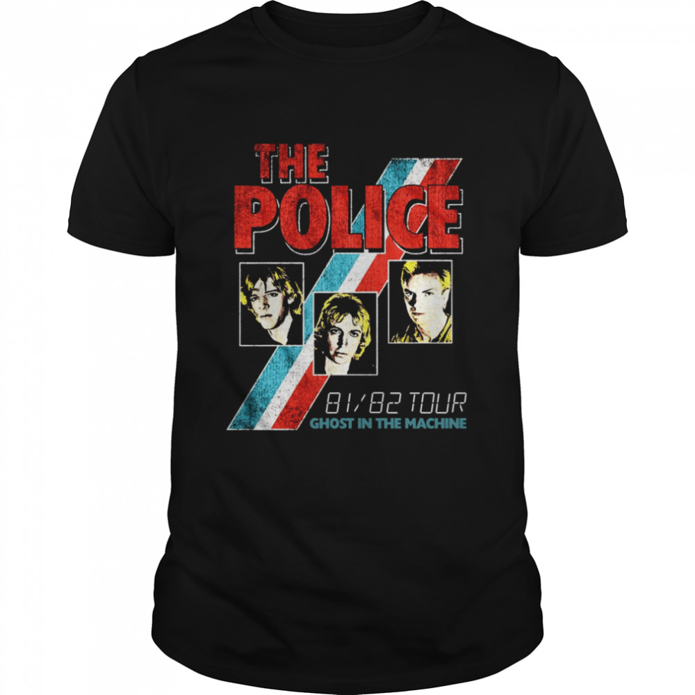 Ghost In The Machine Tour 1981-82 The Police Retro shirt